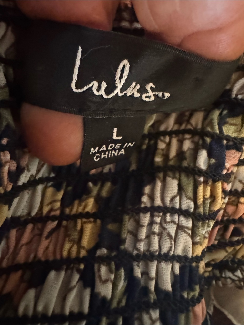 Lulus It’s a Perfect Pick Dress Large Floral Maxi Wedding Resort Western Boho B9 - Picture 11 of 16